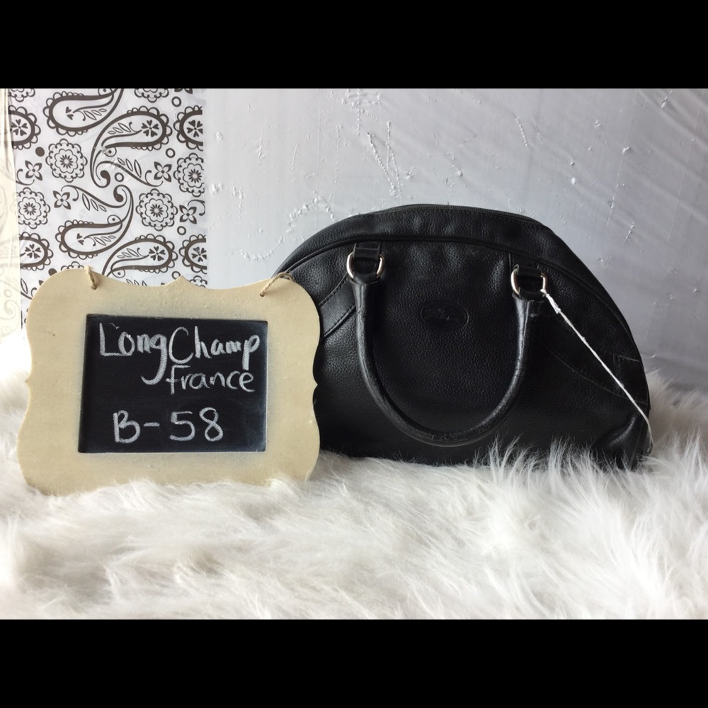 Vintage Longchamp Leather Satchel